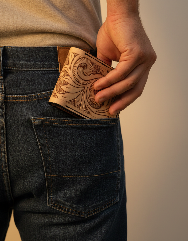 Premium handmade leather wallet for men and women