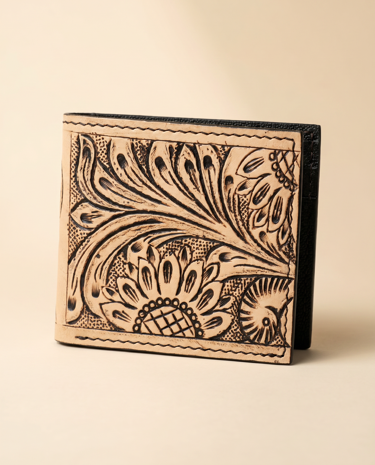 Western Floral Bifold Wallet