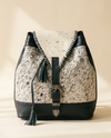 Black and White Hair-On Leather Backpack – Western Buckle & Whipstitch
