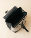 Black and White Hair-On Leather Backpack – Western Buckle & Whipstitch