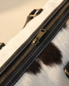 Black and White Hair-On Weekender Duffle – Buckstitch Corners