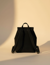 Black Suede Leather Backpack – Bootstitch and Hand-Tooled Pocket