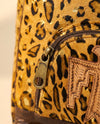 Gold Metallic Leopard Hair-On Leather Backpack – Thunderbird