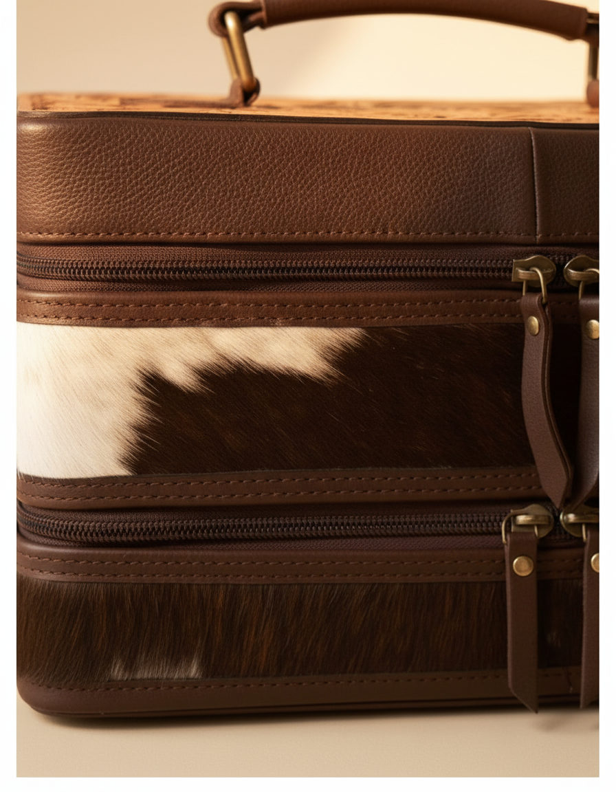 Two-Tier Tooled Jewellery Case