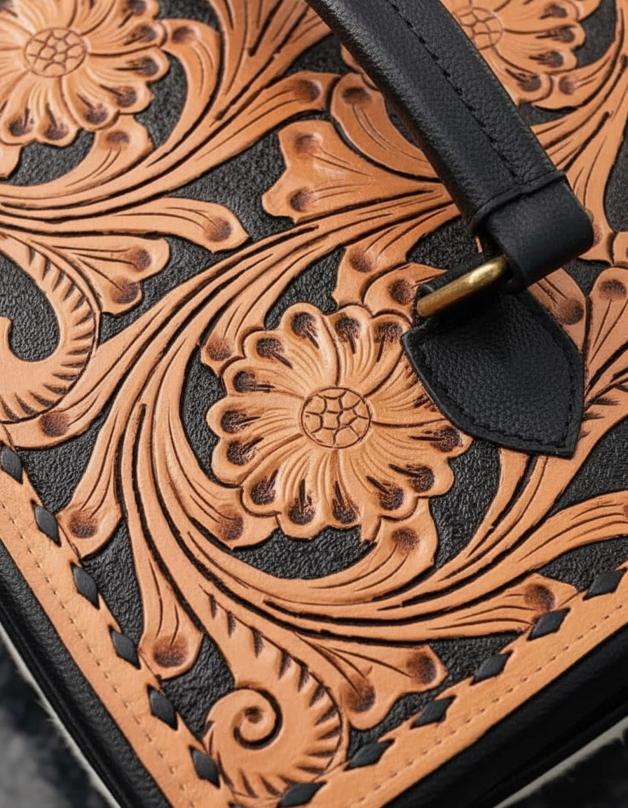 Two-Tier Tooled Jewellery Case