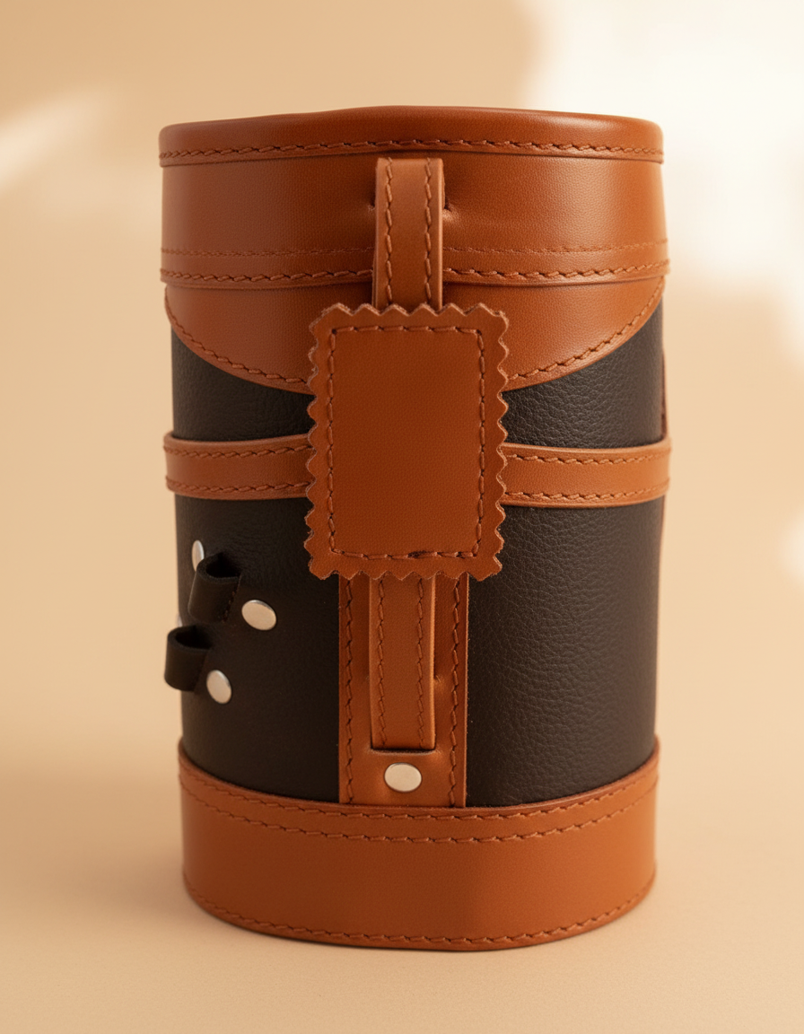 Personalised Leather Golf Bar Tool Set