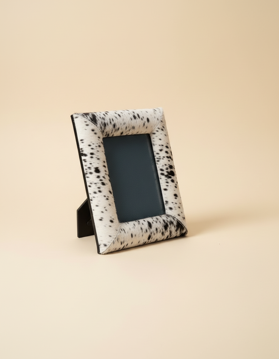 Hair-On Leather Photo Frame