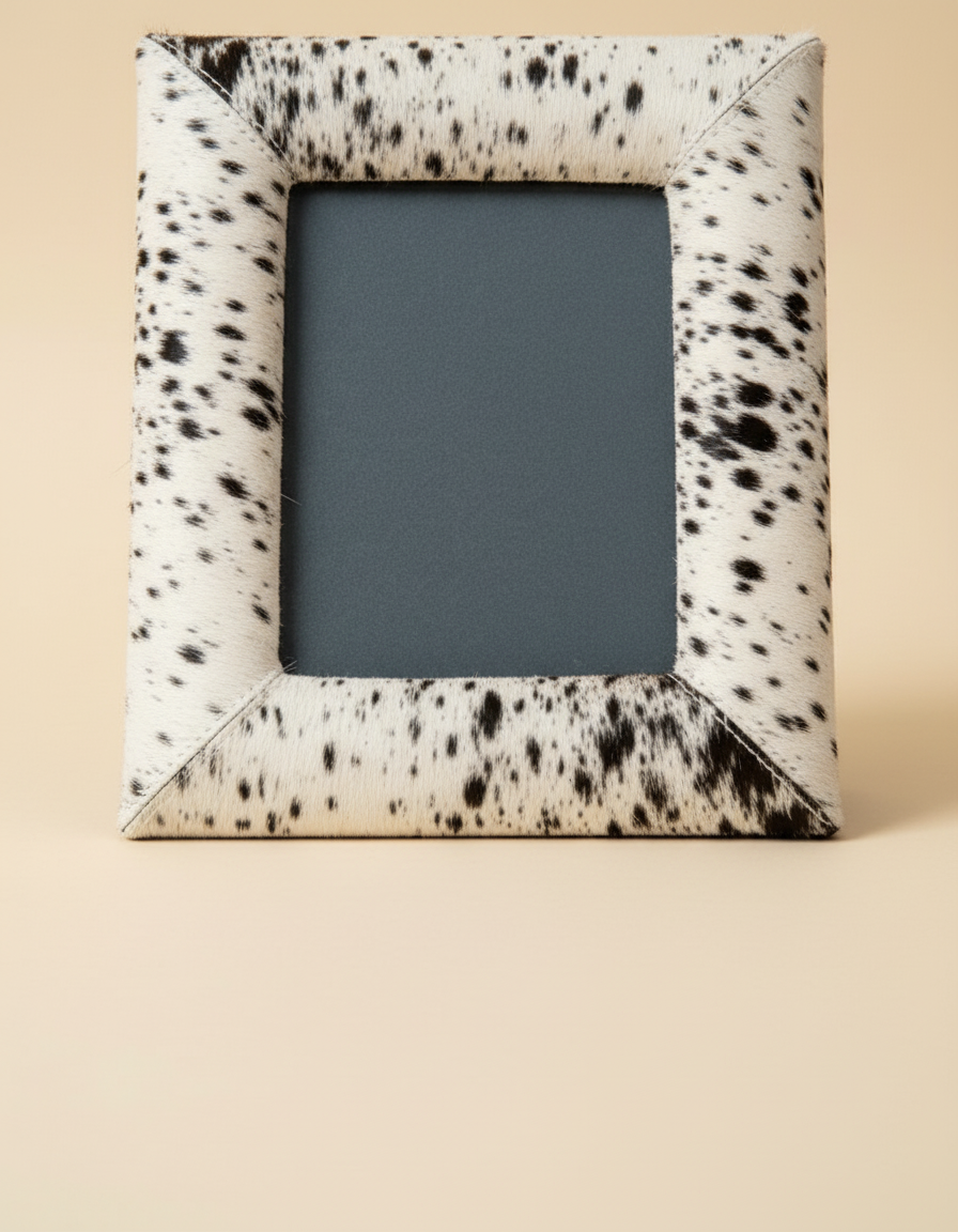 Hair-On Leather Photo Frame