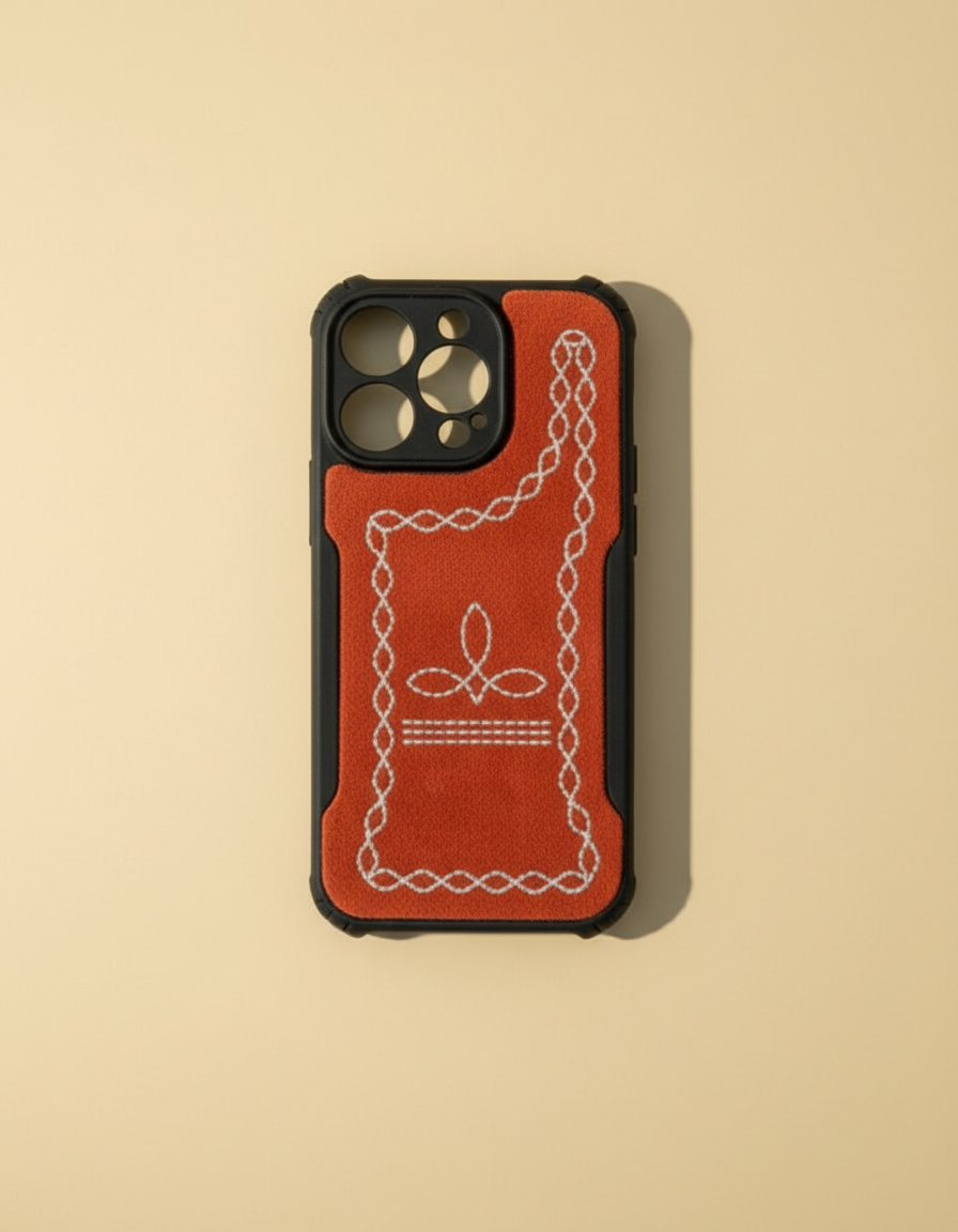 Tooled Leather Phone Case