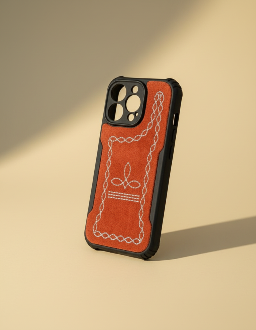 Tooled Leather Phone Case