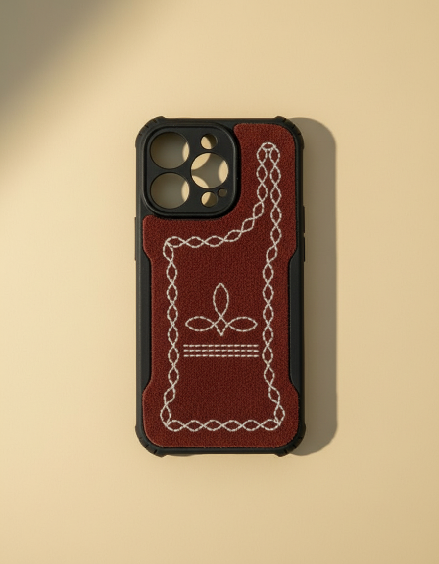 Tooled Leather Phone Case