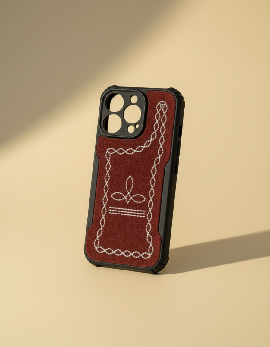 Tooled Leather Phone Case