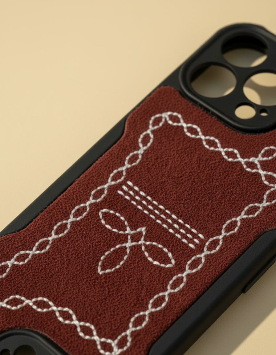 Tooled Leather Phone Case