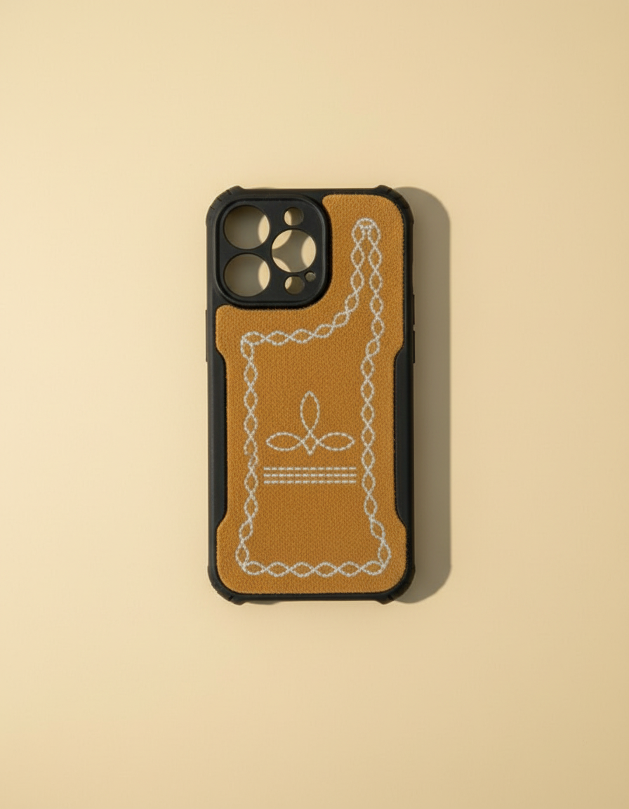 Tooled Leather Phone Case