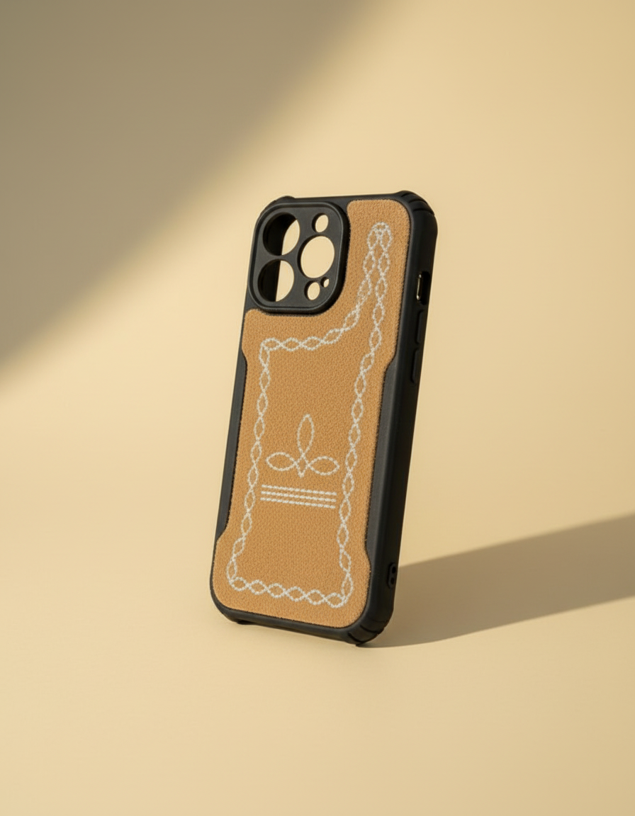 Tooled Leather Phone Case