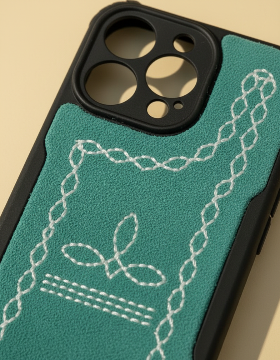 Tooled Leather Phone Case