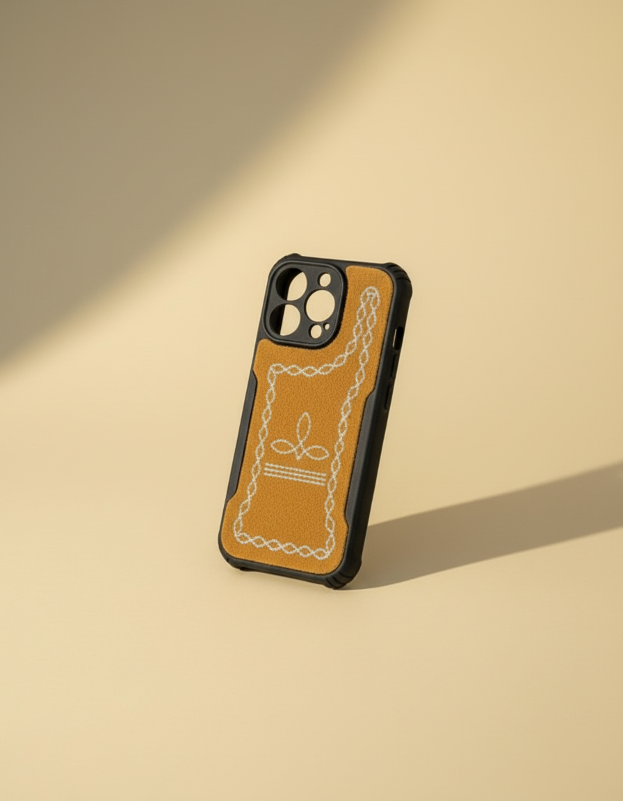 Tooled Leather Phone Case