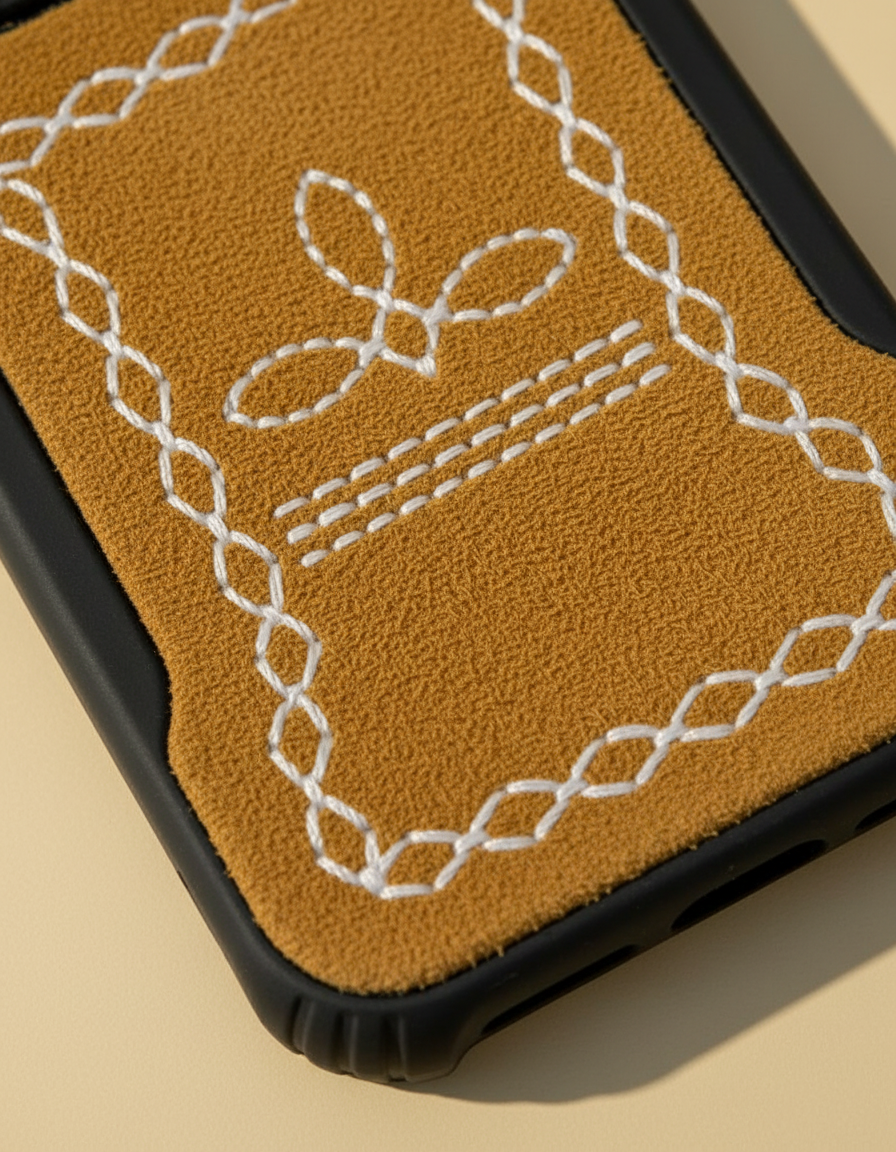Tooled Leather Phone Case