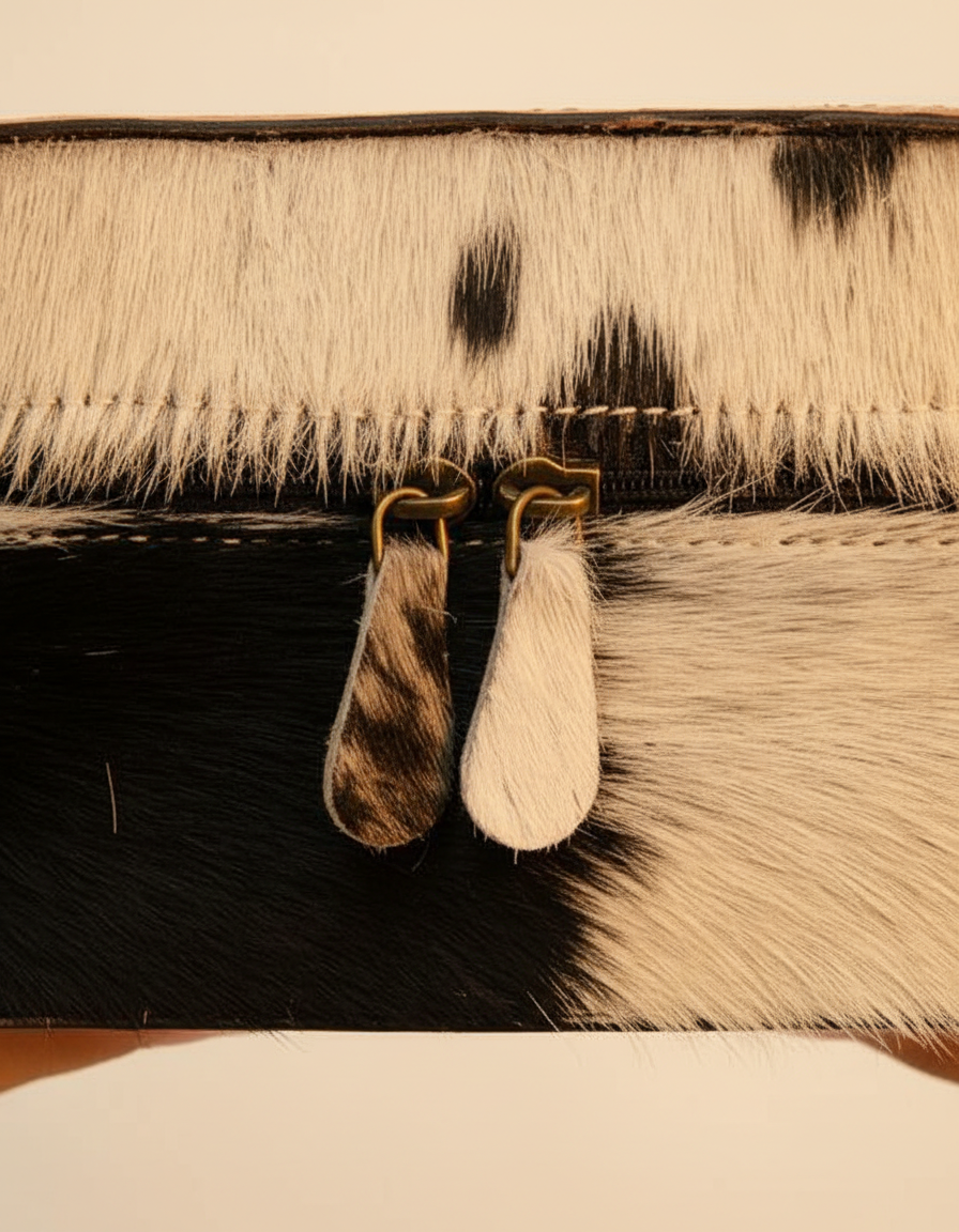 Hair-On Leather Jewelry Box